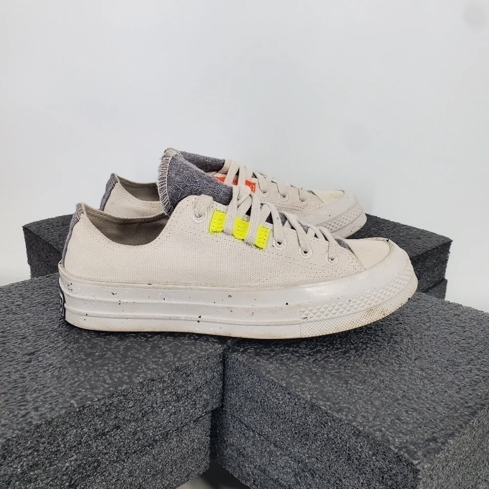 Converse Chuck 70 Renew Low 'Pale Putty' Shoes Size 5 Sneakers 168618C - Picture 3 of 13